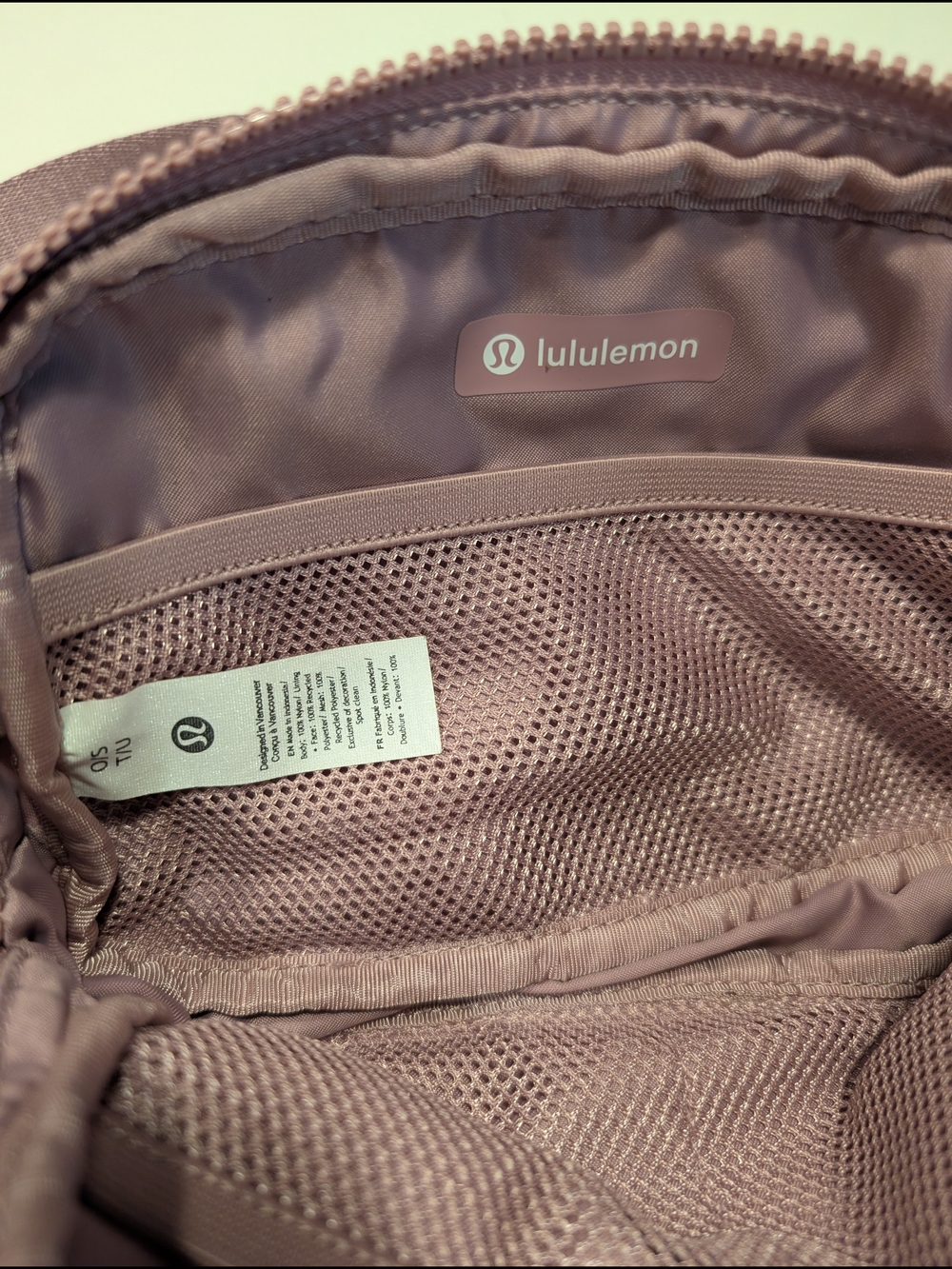 lululemon rose-pink Nylon Organizer Sling Belt Bag - Picture 2 of 4
